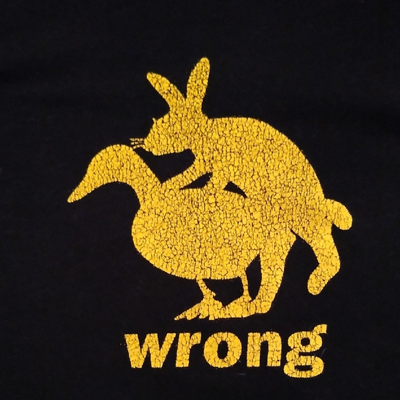 "WRONG" Novelty T-Shirt - Picture 1 of 6